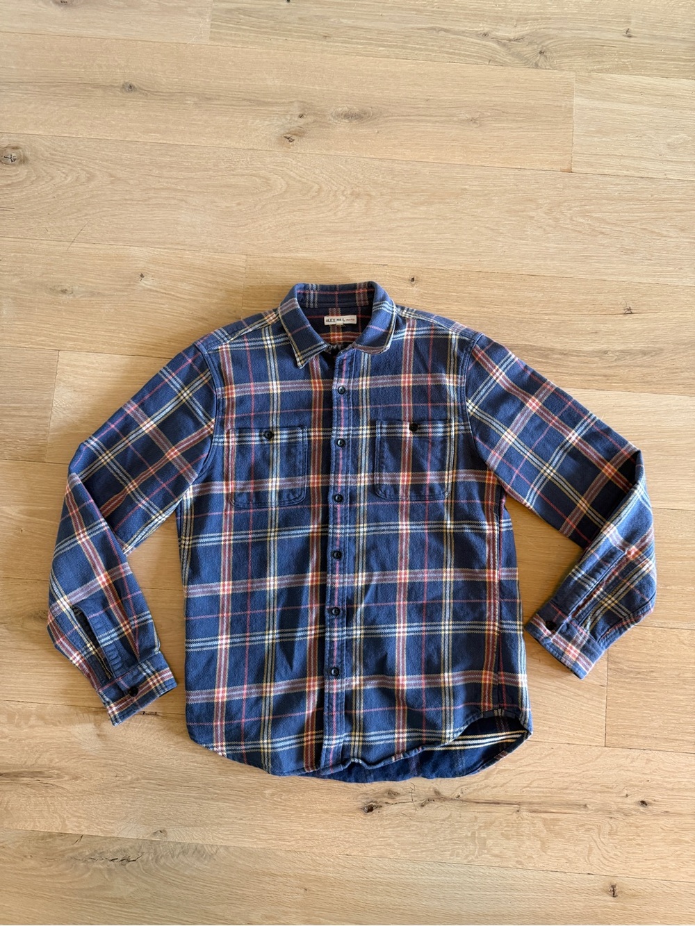 Alex Mill Check Chore Shirt - Blue/Red/Yellow